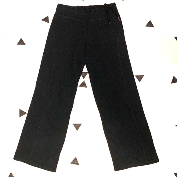 Lululemon Black Wide Leg Pants - Picture 1 of 3